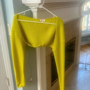 Cozy crochet shrug